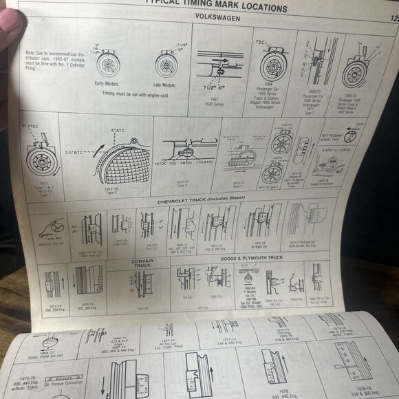 Precision Tune Guide 1965-79 Ignition Tune-up Specifications Passenger Car Truck - Picture 8 of 10